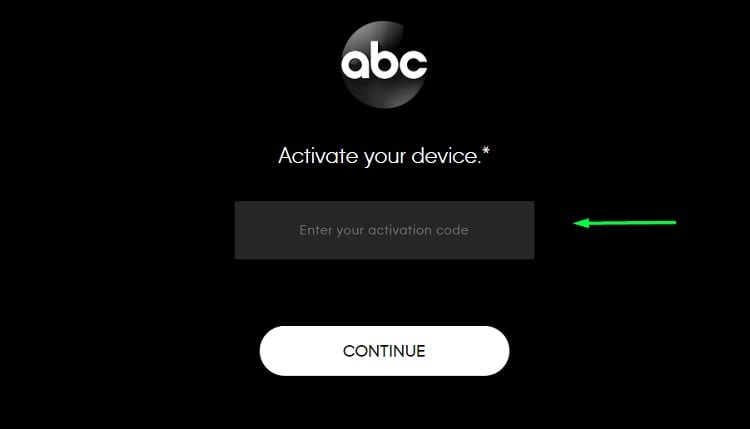 Oscars 2020 - Enter your Activation Code ABC