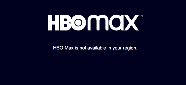 HBO Max New Error