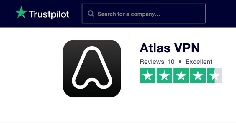Atlas VPN Trust Pilot