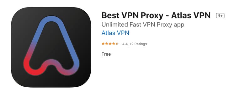 Atlas VPN iOS
