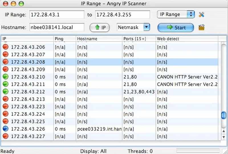 Angry IP Scanner