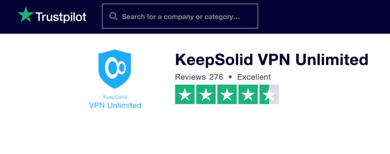 VPN Unlimited Trustpilot