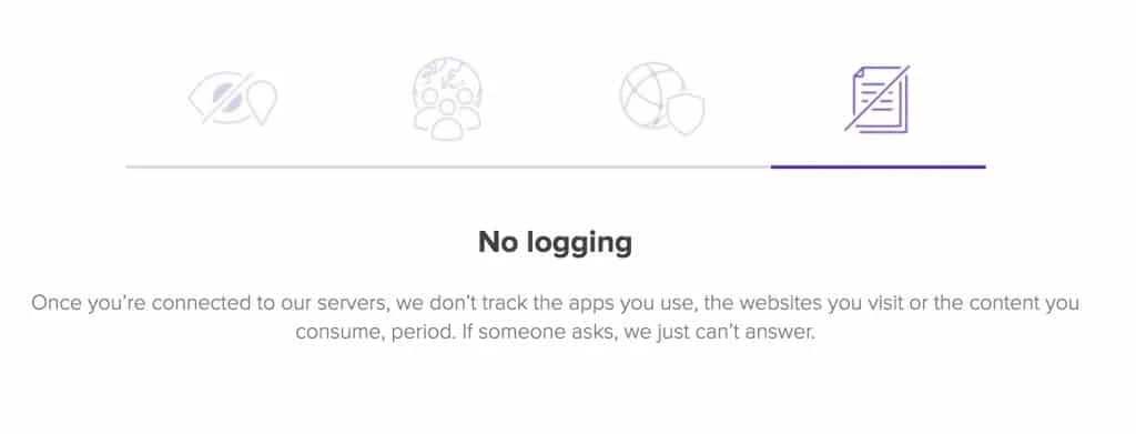 No Logging