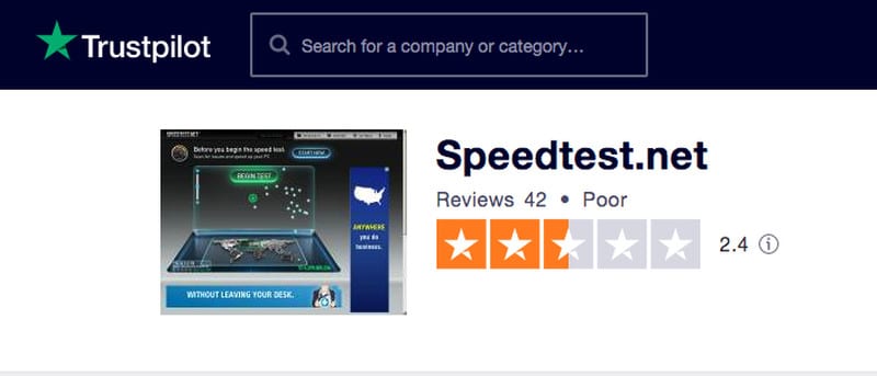 Speedtest Trustpilot