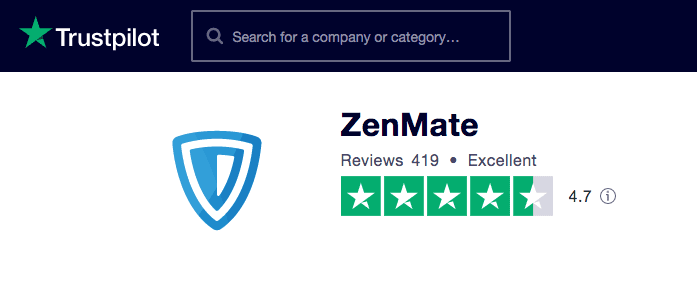 ZenMate Trustpilot
