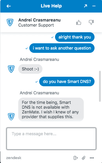 Zenmate Smart DNS