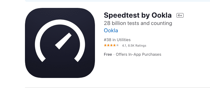 iOS Ookla