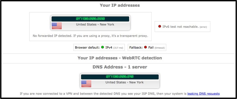 UltraVPN DNS Leak