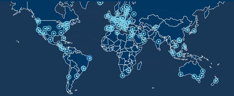 VPNArea Server Network