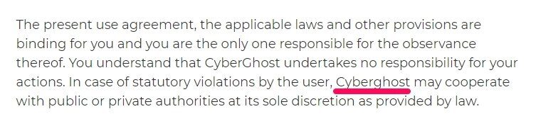 Hidden VPN owners - CyberGhost 2019 Statement