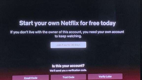 Netflix Bans Password Sharing