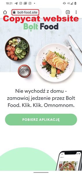 Food Bolt Website