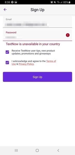 Not Available in Your Country