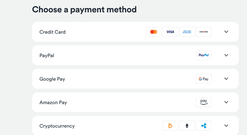 SurfShark Payment Method