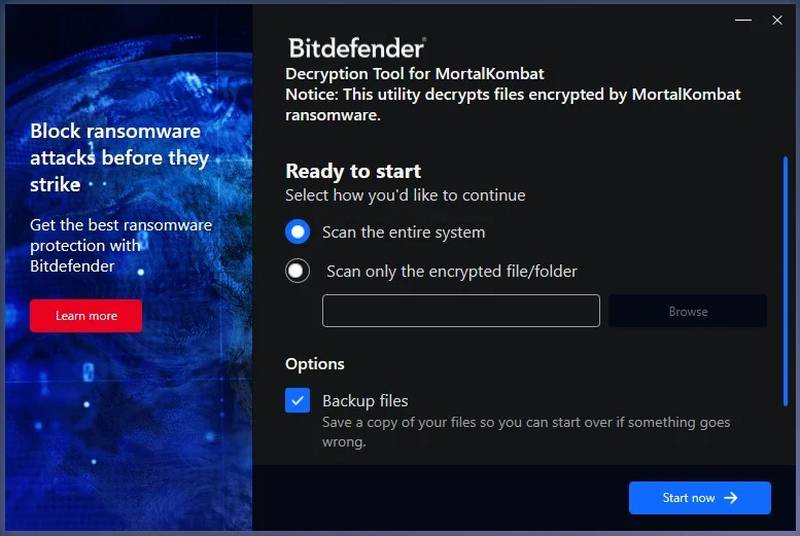 BitDefender Decryptor